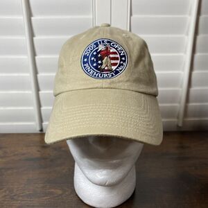 US Open Golf Hat Baseball‎ Cap Beige Tan 2005 Pinehurst PGA Ahead Vintage.    V4